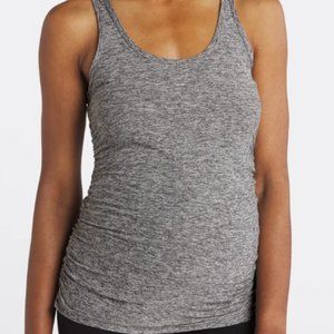 Bump the Beyond:  Featherweight Let it Grow Racerback Maternity Tank  - Medium